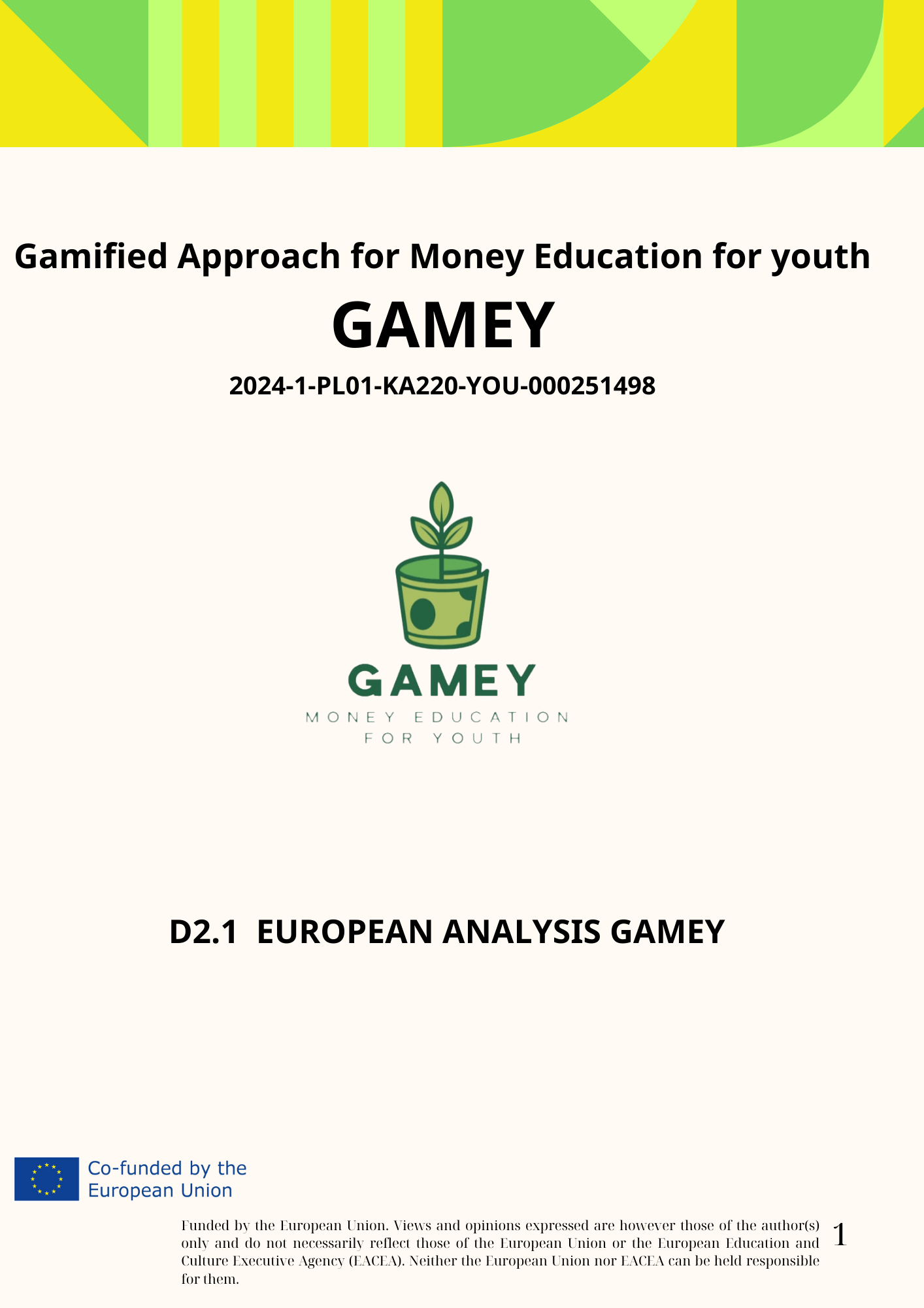 European Analysis GAMEY